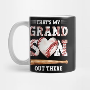 Baseball Grandma That's My Grandson Out There Mother's Day Mug